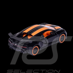 Bugatti Chiron Pur Sport Black / Orange Racing Cars 1/59 Majorette 212084009SMO