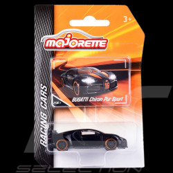 Bugatti Chiron Pur Sport Noir / Orange Racing Cars 1/59 Majorette 212084009SMO