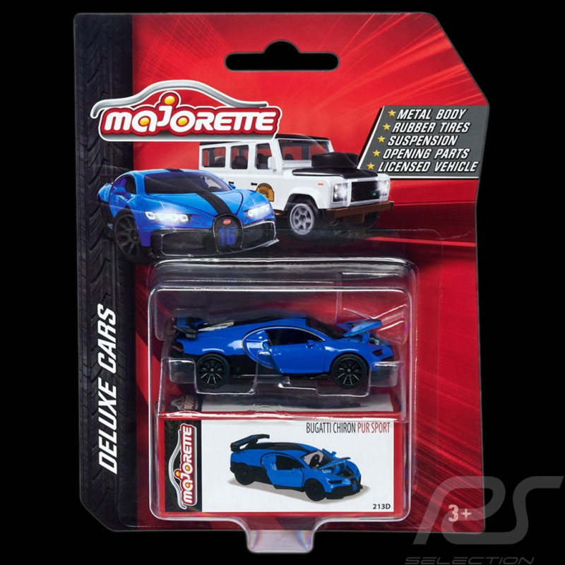 Bugatti Chiron Pur Sport Blue 1/59 Majorette 212053152