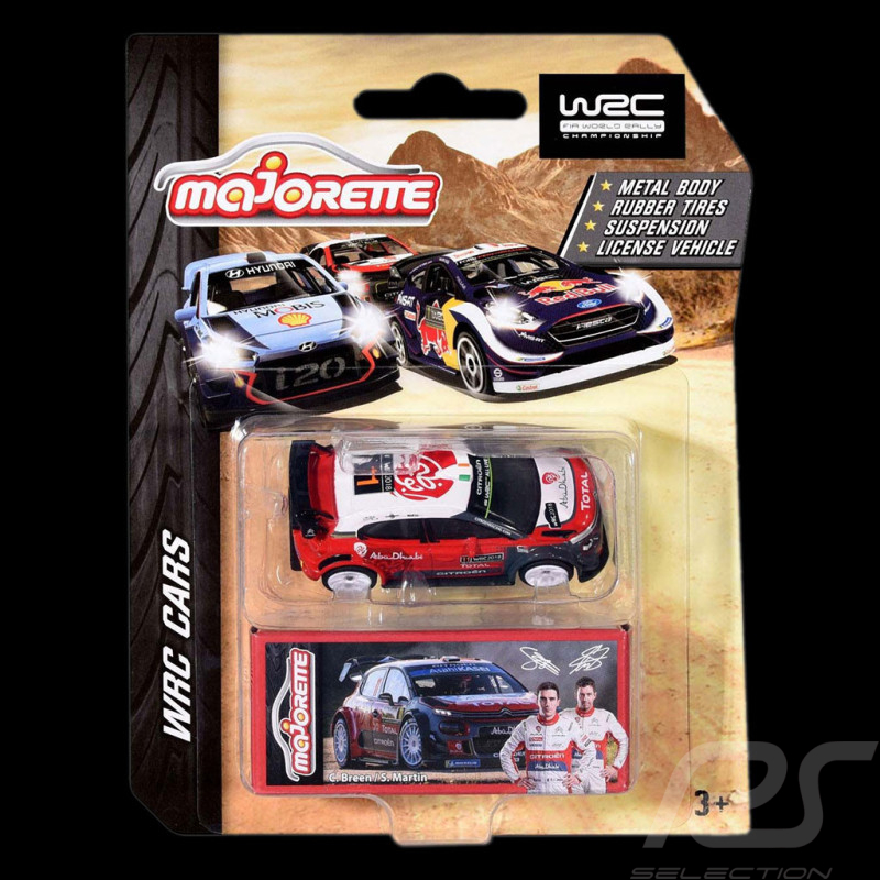 Citroën C3 2018 WRC N° 11 Craig Breen WRC Cars 1/59 Majorette 212084012