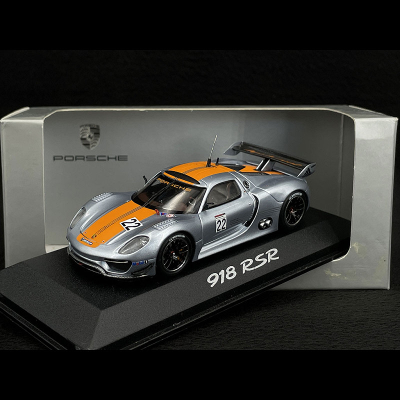 Porsche 918 RSR n° 22 Silver / Orange 1/43 Minichamps WAP0201910C