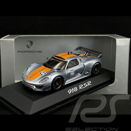 Porsche 918 RSR n° 22 Argent / Orange 1/43 Minichamps WAP0201910C