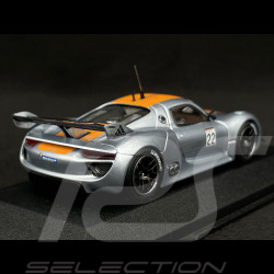 Porsche 918 RSR n°22 Silber / Orange 1/43 Minichamps WAP0201910C