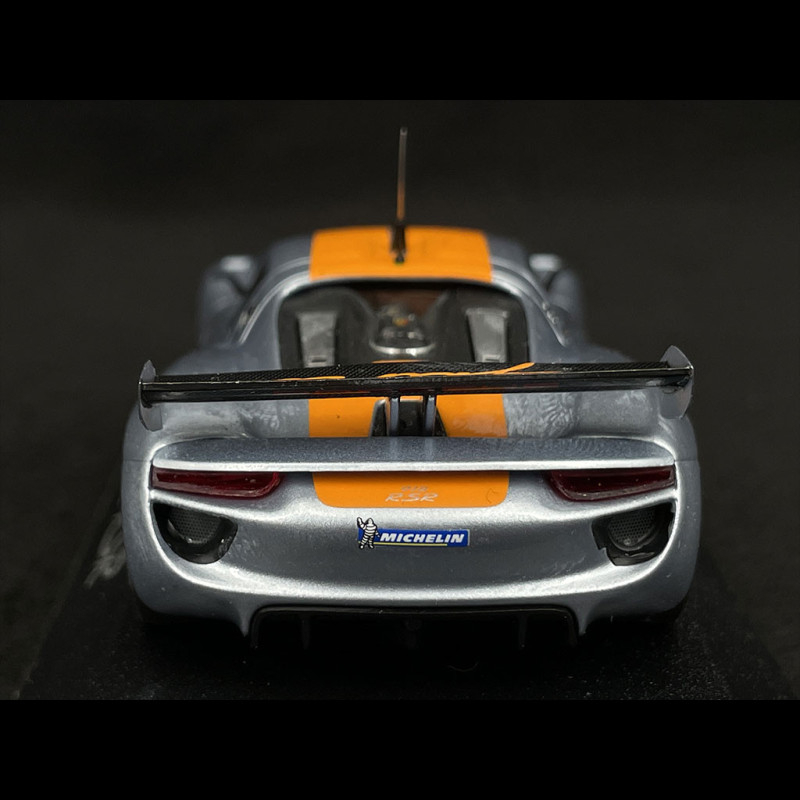 Porsche 918 RSR n° 22 Silver / Orange 1/43 Minichamps WAP0201910C