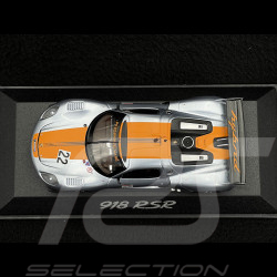 Porsche 918 RSR n° 22 Argent / Orange 1/43 Minichamps WAP0201910C