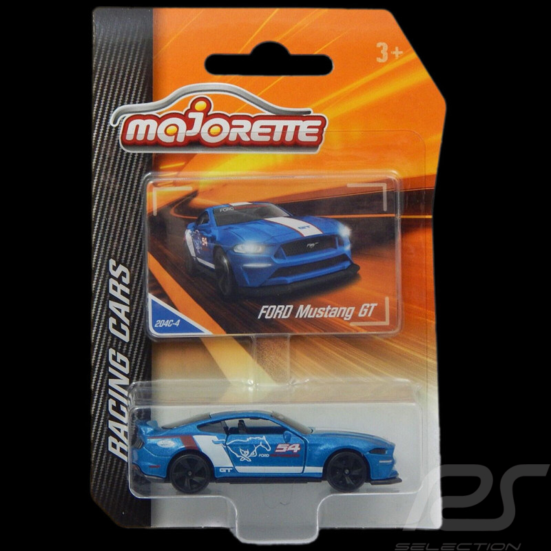 Ford Mustang GT Nr 54 Blau / Weiß Racing Cars 1/59 Majorette 212084009SMO