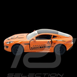 Jaguar F-Type R Race Taxi Orange / Schwarz Racing Cars 1/59 Majorette 212084009SMO