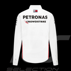 Chemise Mercedes-AMG Petronas F1 Team Hamilton Russell manches longues Blanc 701219230-001 - homme