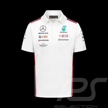 Mercedes-AMG Polo Petronas Team Hamilton Russell Formula 1 White 701223408-002 - men
