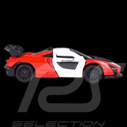 McLaren Senna Red / White Racing Cars 1/59 Majorette 212084009SMO