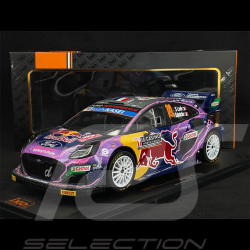 Sebastien Loeb Ford Puma Rally1 n° 19 Vainqueur Rallye Monte Carlo 2022 1/18 Ixo Models RMC110