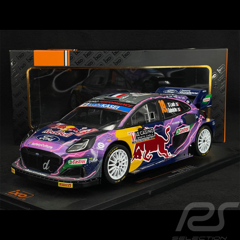 Sebastien Loeb Ford Puma Rally1 n° 19 Sieger Rallye Monte Carlo 2022 1/18 Ixo Models RMC110