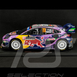 Sebastien Loeb Ford Puma Rally1 n° 19 Winner Rallye Monte Carlo 2022 1/18 Ixo Models RMC110