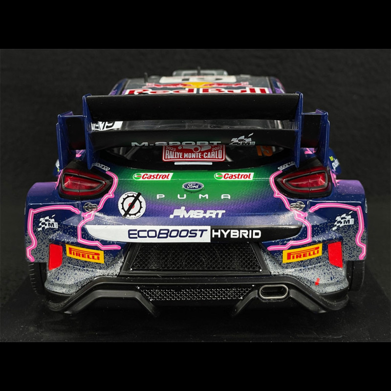 Autocollant 90e Rallye Monte Carlo 2022 - Vainqueur Sébastien Loeb, Neuf