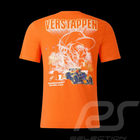 T-shirt Red Bull Max Verstappen Special Zandvoort Orange TU4333 - Mixte