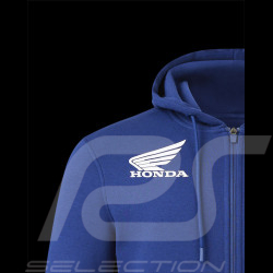 Veste Honda Racing HRC Moto GP Vierge Lecuona Hoodie à Capuche Bleu TU5350 - homme