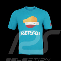 Repsol Honda T-Shirt Moto GP Marquez Mir Hellblau TU5351 - Herren