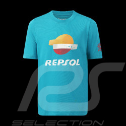 Repsol Honda T-Shirt Moto GP Marquez Mir Hellblau TJ5351 - Kinder