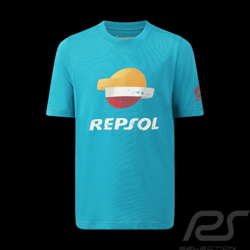 T-Shirt Repsol Honda Moto GP Marquez Mir Bleu Ciel TJ5351 - enfant
