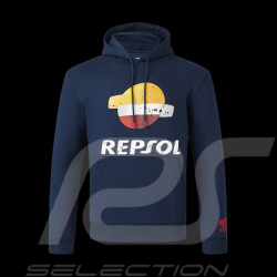 Repsol Honda Sweatshirt Moto GP Marquez Mir Hoodie Navy Blue TU5354 - Men