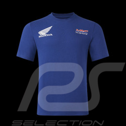 Honda Racing T-Shirt Moto GP Vierge Lecuona Dark Blue TU5348 - men