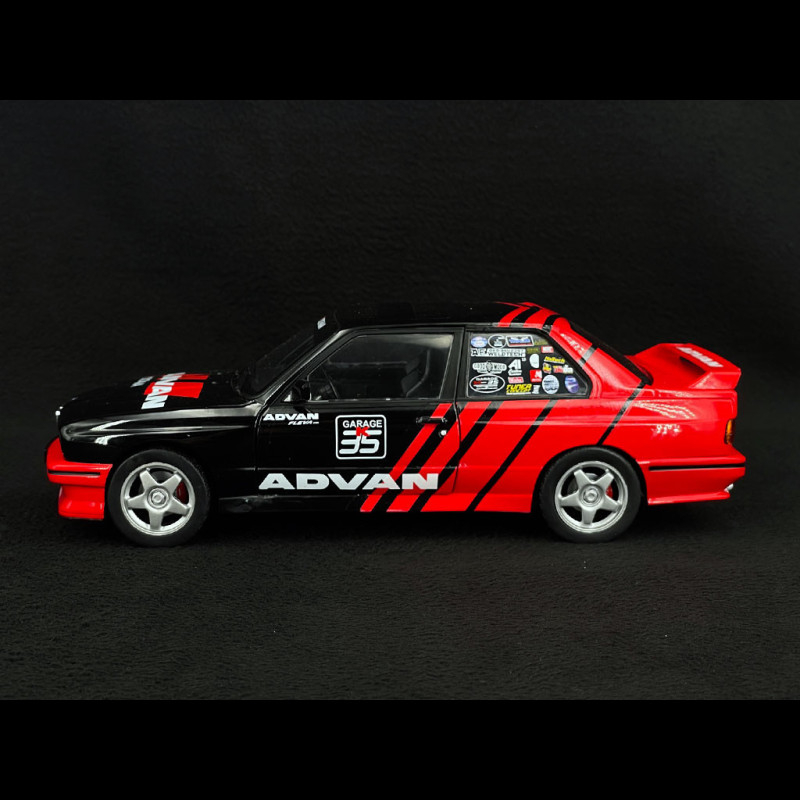 Solido BMW M3 E30 – 1/18 – Rouge – Voiture Miniature De Collection, Métal/plastique – Dès 14 Ans