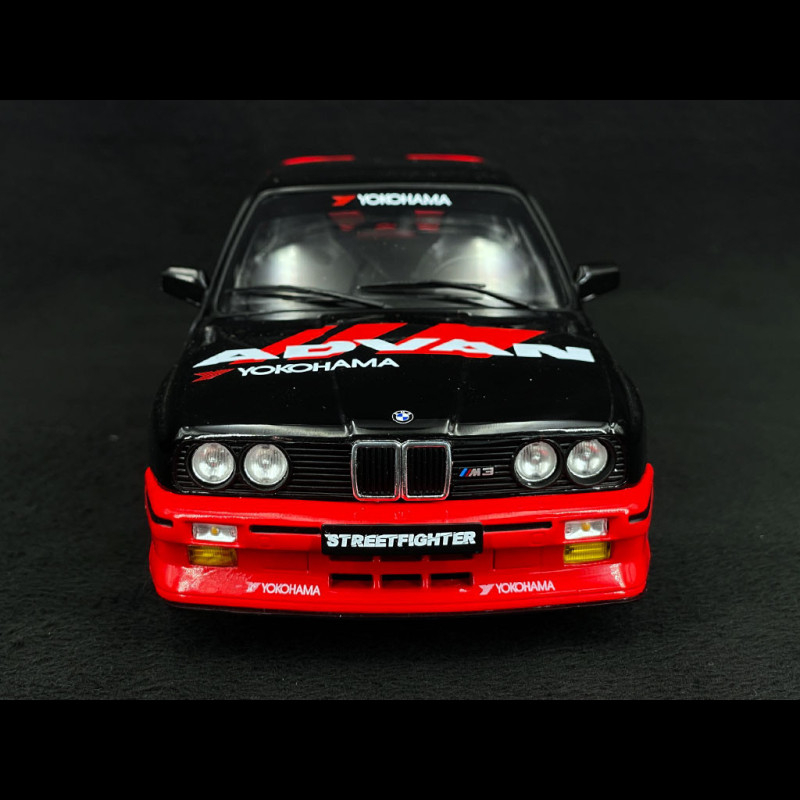 BMW M3 E30 Drift Team Black Solido 1/18