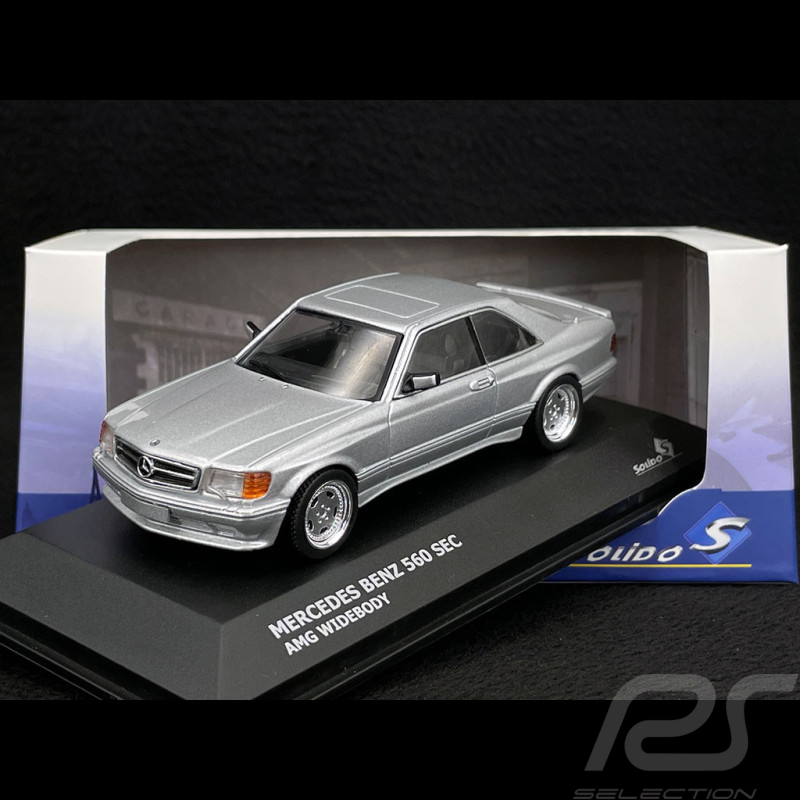 Mercedes-Benz 560 SEC AMG Wide Body 1990 Silber 1/43 Solido S4310903