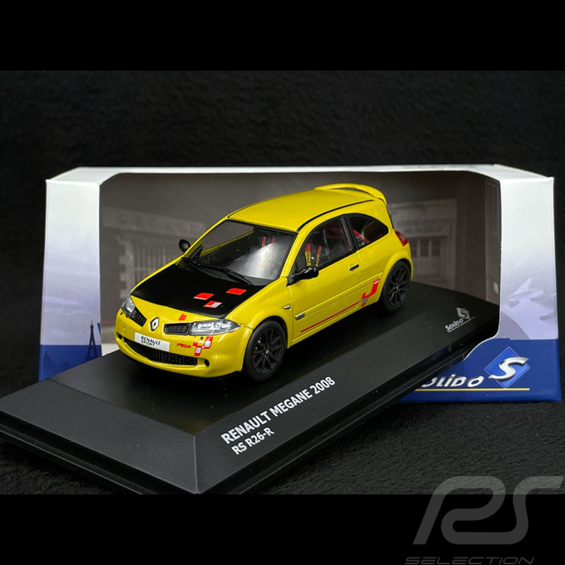 Renault Megane RS R26-R 2008 Yellow / Black 1/43 Solido S4310204