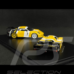 Duo Porsche 956 n° 7 Sieger 24h Le Mans 1985 & Porsche 911 GT3 Type 992 2022 Paolo Barilla 1/43 Spark WAP0201550PGT3