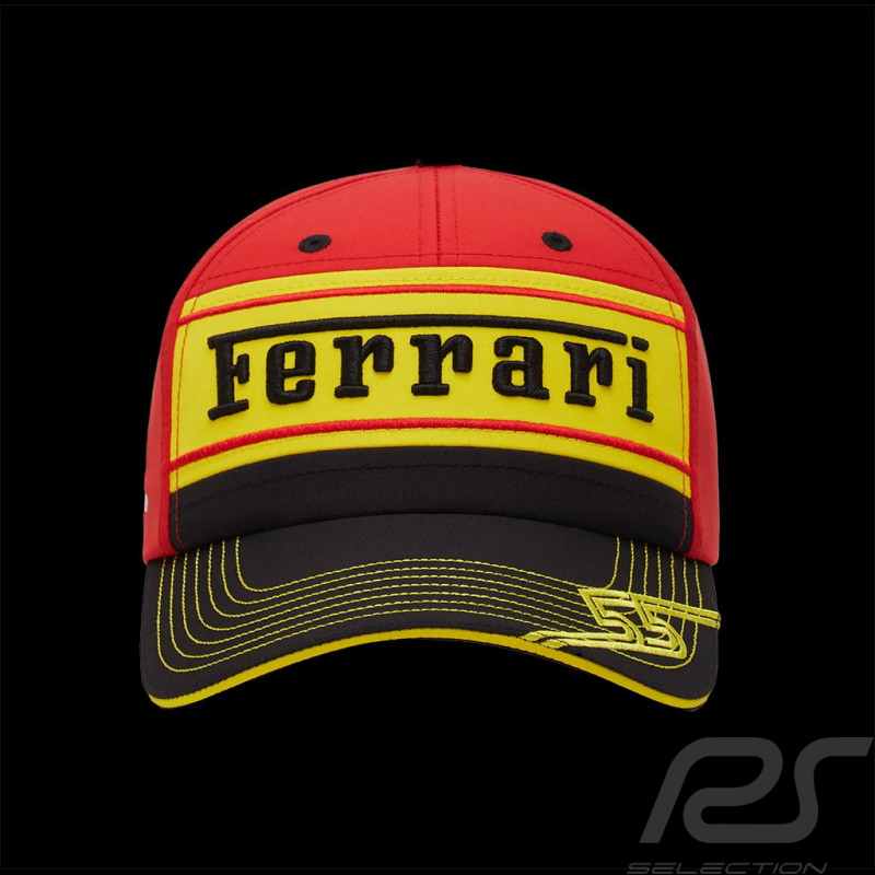 Ferrari Cap Carlos Sainz F1 GP Monza Puma Rosso Corsa 701227713-001 - unisex