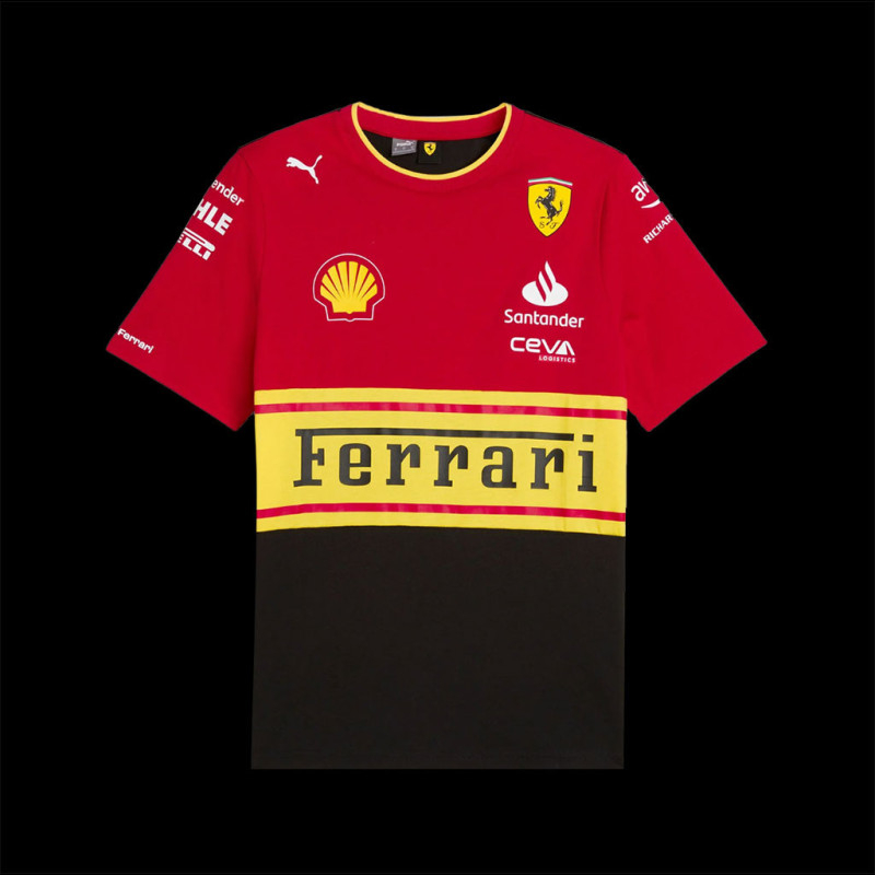 PUMA Scuderia Ferrari - T-Shirt de l'équipe 2023 - Rouge - Hommes