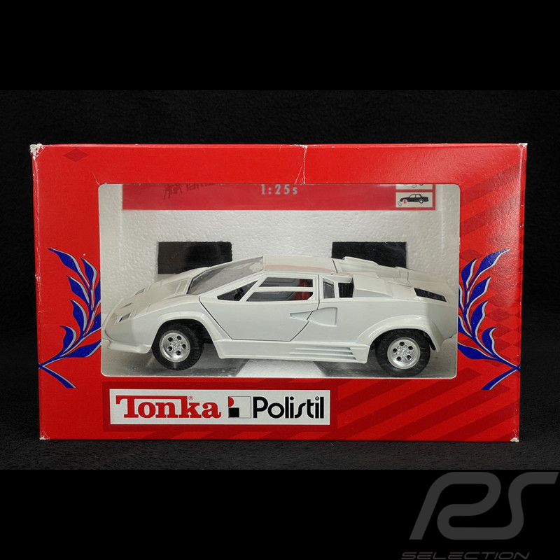 Lamborghini Countach 1975 Blanc 1/25 Tonka Polistil 01308