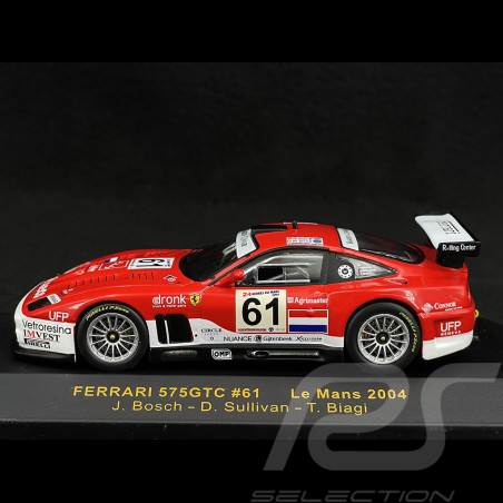 Ferrari 575GTC n° 61 24h Le Mans 2004 1/43 Ixo Models LMM081
