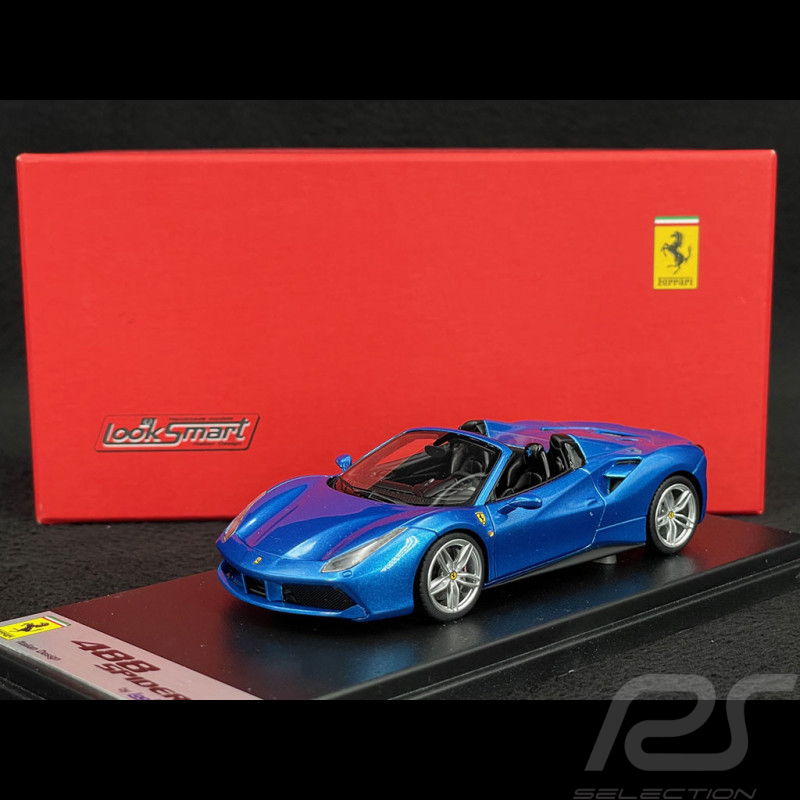 Ferrari 488 Spider Frankfurt Motorshow 2015 Blau Blu Corsa 1/43 LookSmart LS451A