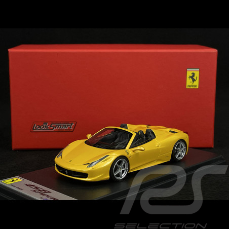 Ferrari 458 Spider 2012 Gelb Giallo Tristrato 1/43 LookSmart LS393C