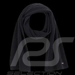 Eden Park Scarf Epopée Knitted Wool and Cotton Black H23ACTEC0001