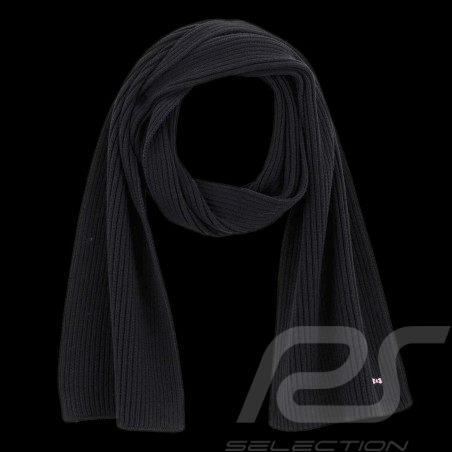 Eden Park Scarf Epopée Knitted Wool and Cotton Black H23ACTEC0001