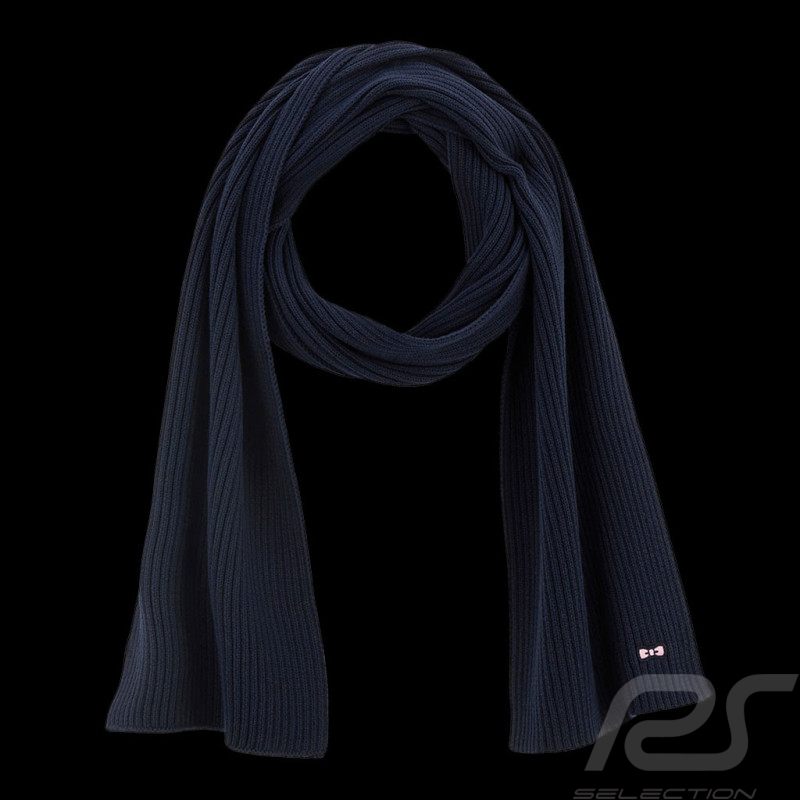 Eden Park Schal Epopée Gestrickt Wolle und Baumwolle Marineblau H23ACTEC0001