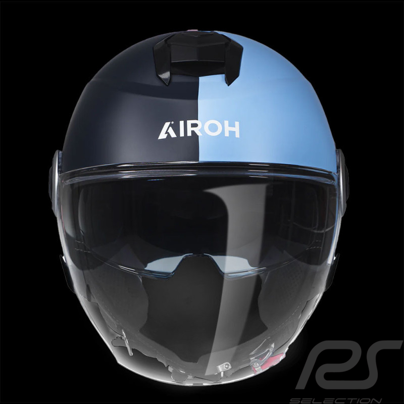 Eden Park Helm Airoh Blau / Rosa Motorradhelm H23AHTCQ0002