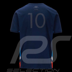 Alpine T-shirt F1 Team 2023 Gasly n° 10 Marineblau Kappa 361L3PW-A04 - Herren