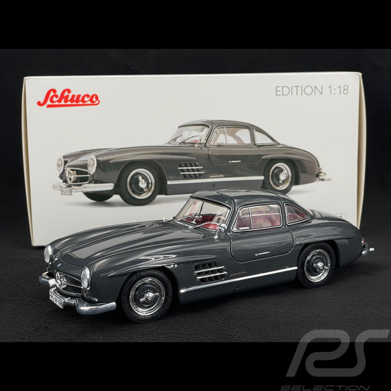 Mercedes-Benz 300 SL Gullwing 1954 Gris Foncé 1/18 Schuco 450045100