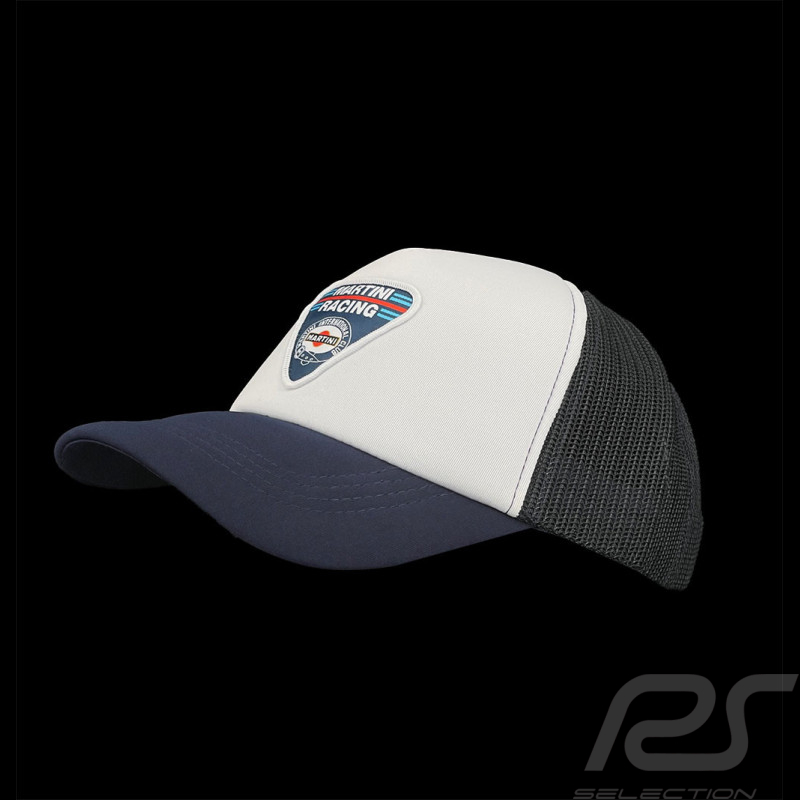 Martini Hat Racing Team perforated White / Blue MPM255