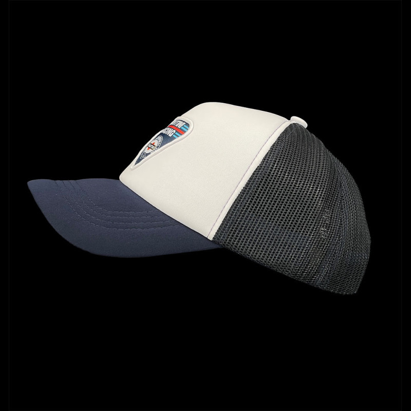 Martini Hat Racing Team perforated White / Blue MPM255