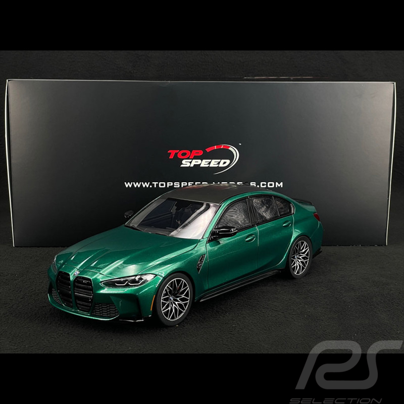 BMW M3 Competition 2021 Isle of Man Grün 1/18 Top Speed TS0396