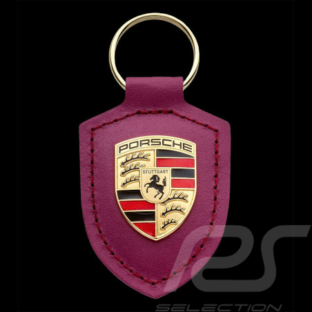 Porsche Schlüsselanhänger Wappen rot