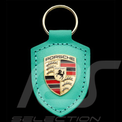 Porte-clés Porsche écusson Vert Menthe 75 ans Edition Driven by Dreams WAP0503530RWSA