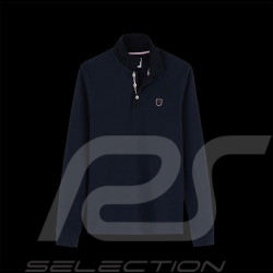 Eden Park Polo Shirt Long sleeves Navy Blue H23MAIPL006 - men