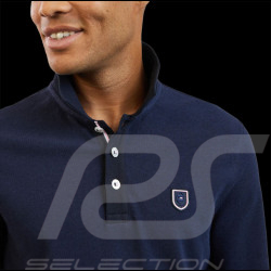 Eden Park Polo Shirt Long sleeves Navy Blue H23MAIPL006 - men