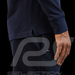 Eden Park Polo Shirt Long sleeves Navy Blue H23MAIPL006 - men